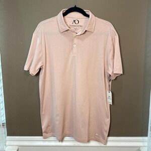 Anderson Ord Gamer Polo Lotus Heather Pink Golf Shirt NWT Medium